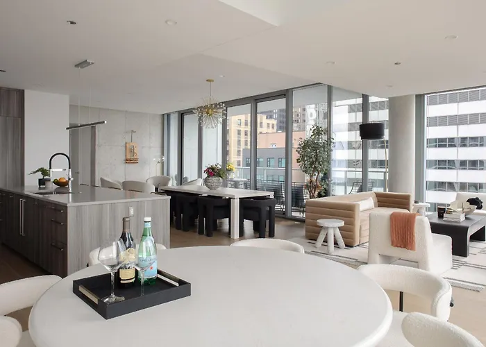Premier Penthouses And With Captivating Views Of Millennium Park Chicago